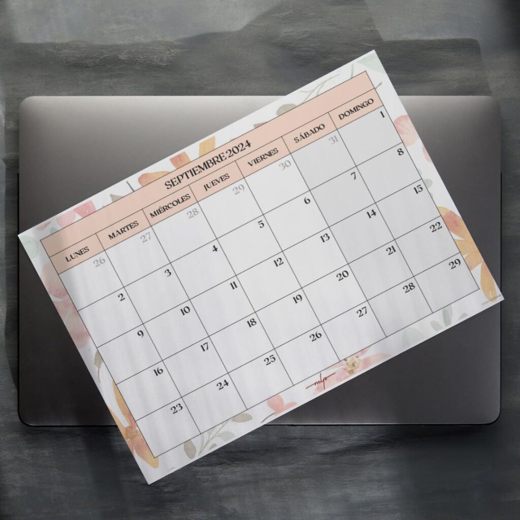 CALENDARIO MENSUAL 2024-2025