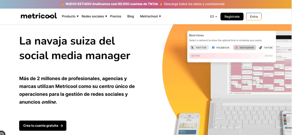 Metricool para eventos