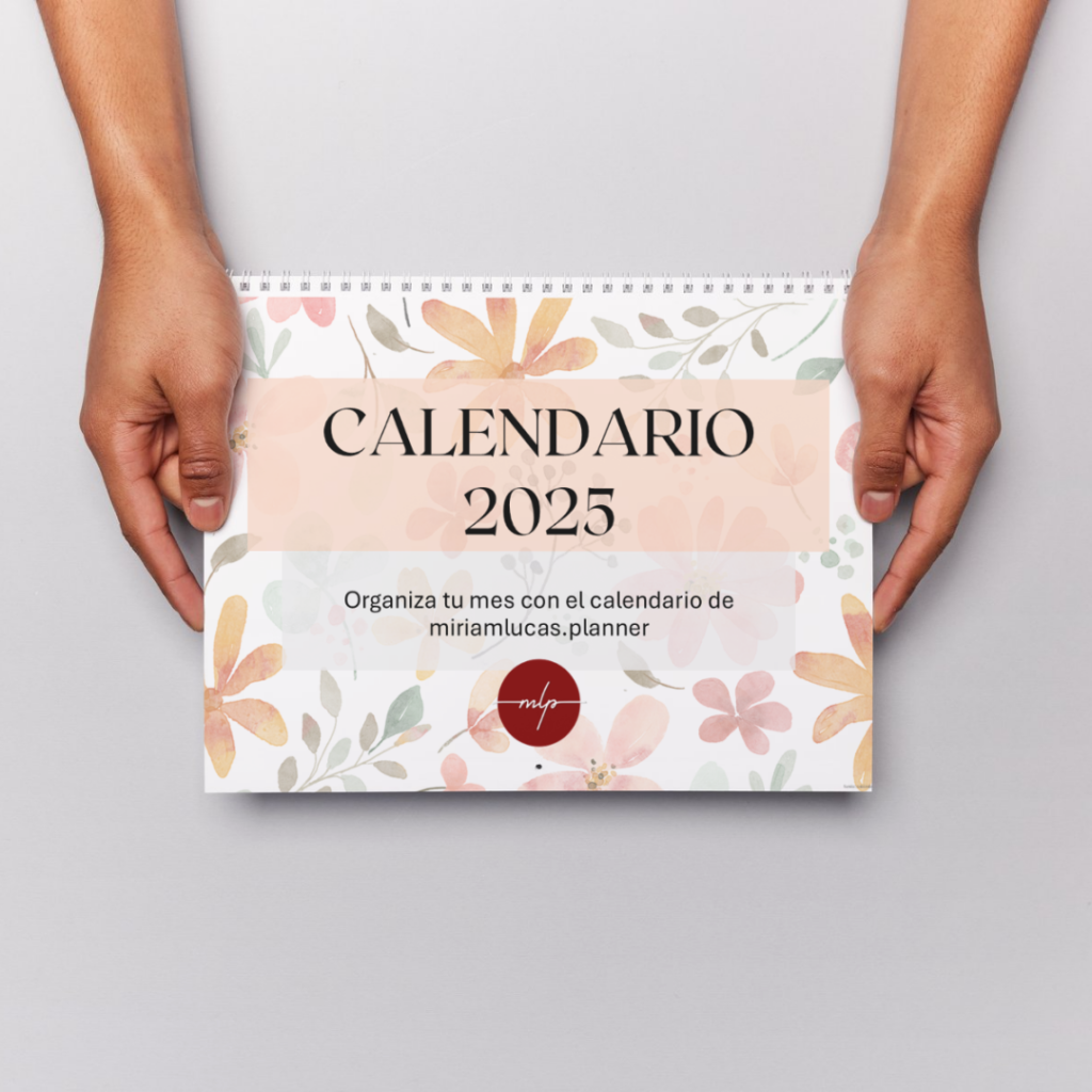 Calendario mensual 2025